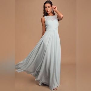 NWT Lulu's - Formal Dress - Ice Blue - Size Medium